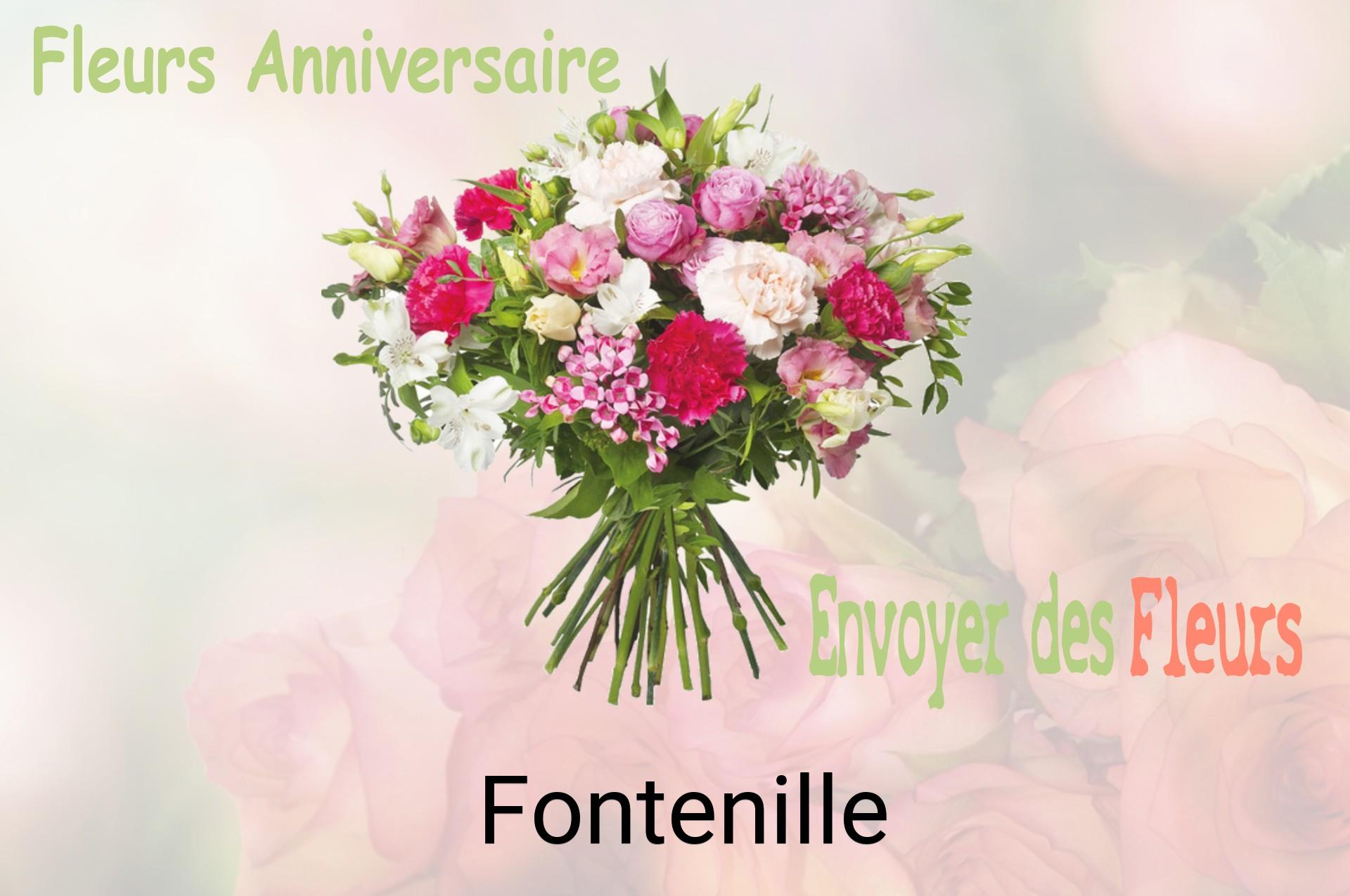 Bouquet de fleurs d’anniversaire livré à Fontenille