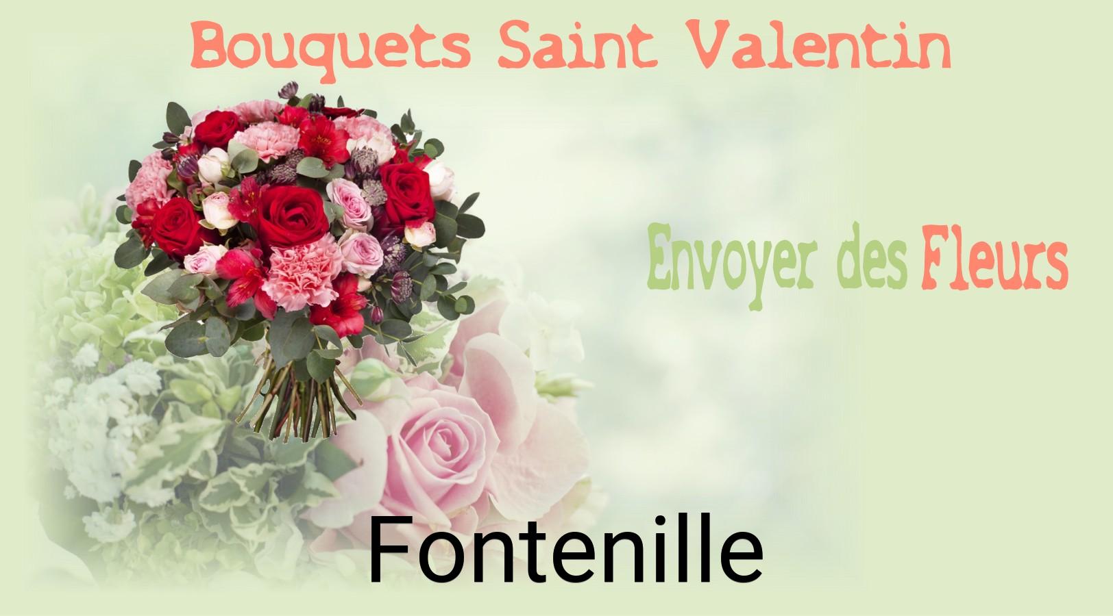 Roses de Saint-Valentin livrées à Fontenille